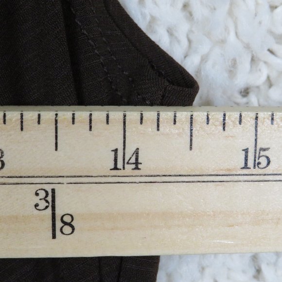 B-Wear* Women's Low Draped Cowl Neck Sleeveless Blouse Size Medium~ Made in USA - Picture 5 of 9